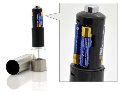 Młynek elektryczny do pieprzu inox Młynek elektryczny do pieprzu inox