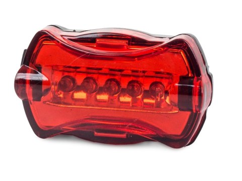 Lampka rower oświetlenie rowerowe tył tylna 5 led Lampka rower oświetlenie rowerowe tył tylna 5 led