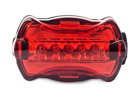 Lampka rower oświetlenie rowerowe tył tylna 5 led Lampka rower oświetlenie rowerowe tył tylna 5 led