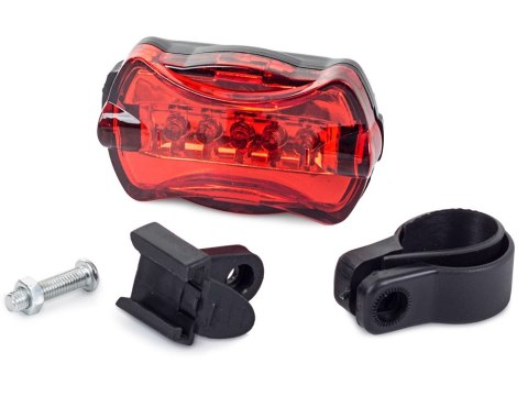 Lampka rower oświetlenie rowerowe tył tylna 5 led Lampka rower oświetlenie rowerowe tył tylna 5 led