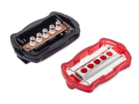 Lampka rower oświetlenie rowerowe tył tylna 5 led Lampka rower oświetlenie rowerowe tył tylna 5 led