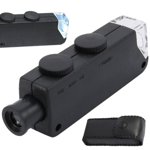 Lupa jubilerska mikroskop 60x 100x led zoom focus Lupa jubilerska mikroskop 60x 100x led zoom focus