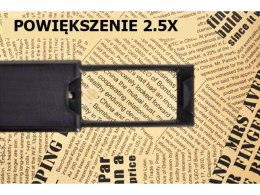 Lupa kieszonkowa jubilerska rozsuwana led uv 45x