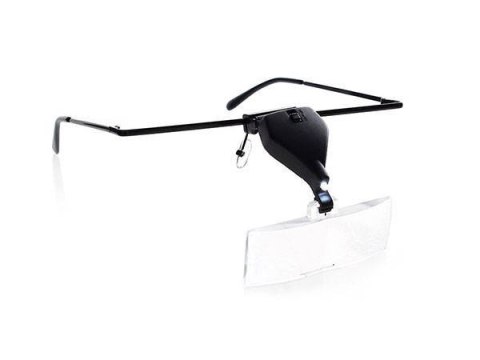 Lupa okulary zegarmistrzowska led 3,5x wymienne Lupa okulary zegarmistrzowska led 3,5x wymienne