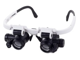 Lupa okulary zegarmistrzowskie naprawa 8x 23x led