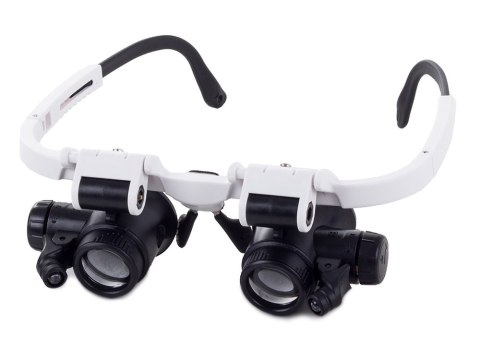 Lupa okulary zegarmistrzowskie naprawa 8x 23x led Lupa okulary zegarmistrzowskie naprawa 8x 23x led