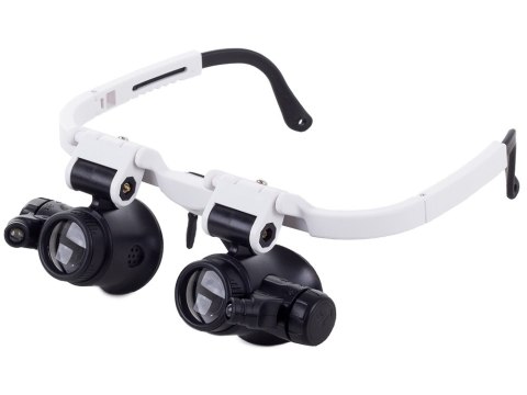 Lupa okulary zegarmistrzowskie naprawa 8x 23x led Lupa okulary zegarmistrzowskie naprawa 8x 23x led