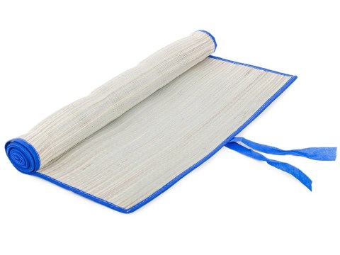 Mata plażowa słomiana koc leżak zwijana 60x170 Mata plażowa słomiana koc leżak zwijana 60x170