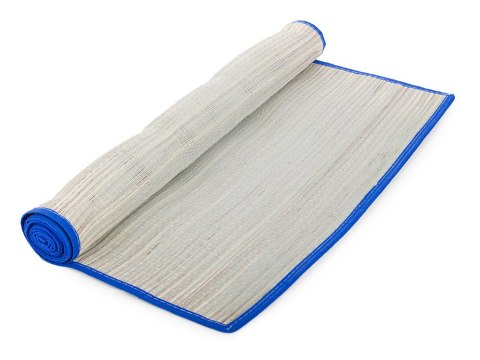 Mata plażowa słomiana koc leżak zwijana 60x170 Mata plażowa słomiana koc leżak zwijana 60x170