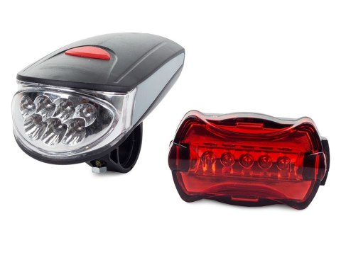 Oświetlenie rowerowe lampka rowerowa rower 7+5 led Oświetlenie rowerowe lampka rowerowa rower 7+5 led