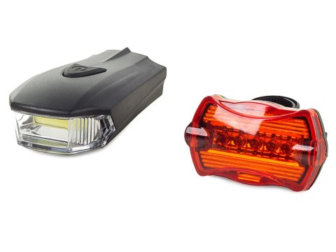 Oświetlenie rowerowe led cob 5w przód tył lampki Oświetlenie rowerowe led cob 5w przód tył lampki