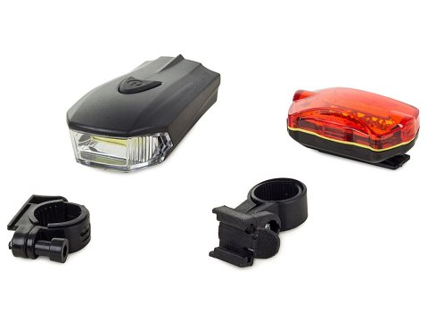 Oświetlenie rowerowe led cob 5w przód tył lampki Oświetlenie rowerowe led cob 5w przód tył lampki