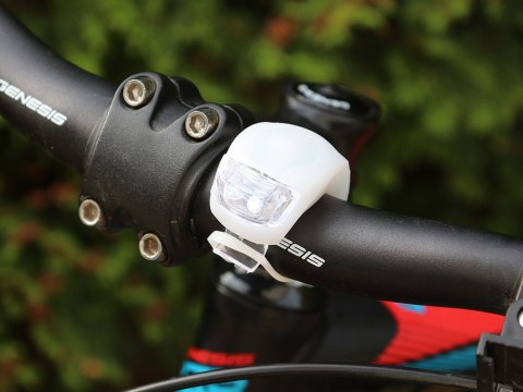 Oświetlenie rowerowe led przód tył 2szt silikon Oświetlenie rowerowe led przód tył 2szt silikon