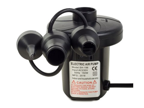 Elektryczna pompka do materaca pontonu piłki 230v Elektryczna pompka do materaca pontonu piłki 230v