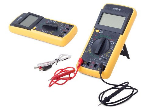 Miernik lcd multimetr z temperaturą dt9208a sonda Miernik lcd multimetr z temperaturą dt9208a sonda