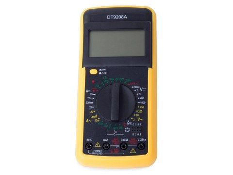 Miernik lcd multimetr z temperaturą dt9208a sonda Miernik lcd multimetr z temperaturą dt9208a sonda