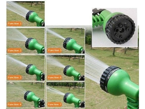Wąż ogrodowy rozciągliwy 15m - 45m x-hose pistolet Wąż ogrodowy rozciągliwy 15m - 45m x-hose pistolet