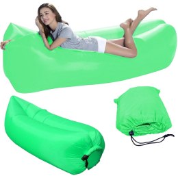 Nadmuchiwana rozkładana sofa lazy bag air na plaże fotel materac leżak