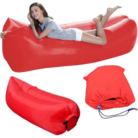 Nadmuchiwana rozkładana sofa lazy bag air na plaże fotel materac leżak Nadmuchiwana rozkładana sofa lazy bag air na plaże fotel materac leżak
