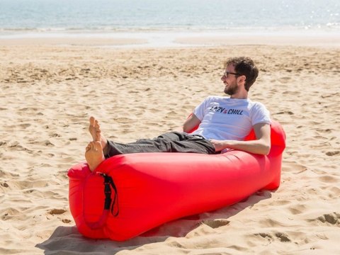 Nadmuchiwana rozkładana sofa lazy bag air na plaże fotel materac leżak Nadmuchiwana rozkładana sofa lazy bag air na plaże fotel materac leżak