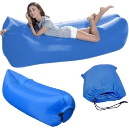 Nadmuchiwana rozkładana sofa lazy bag air na plaże fotel materac leżak