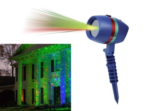 Projektor laserowy reflektor star laser świąteczny Projektor laserowy reflektor star laser świąteczny