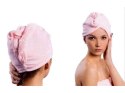 Ręcznik na głowę turban z mikrofibry do włosów