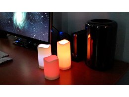 Świeczki świece świeca led rgb pilot 3 szt. 12 kol