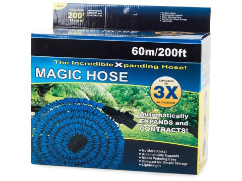 Wąż ogrodowy rozciągliwy 20m - 60m x-hose pistolet Wąż ogrodowy rozciągliwy 20m - 60m x-hose pistolet
