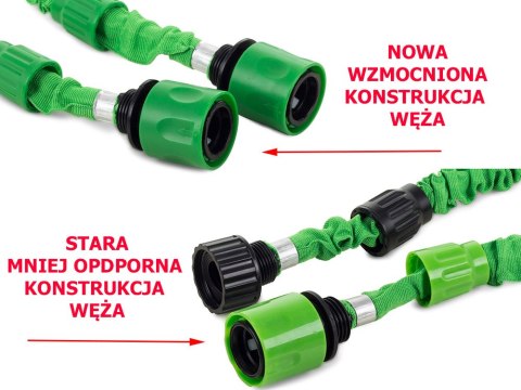 Wąż ogrodowy rozciągliwy pistolet wytrzymały 30m Wąż ogrodowy rozciągliwy pistolet wytrzymały 30m
