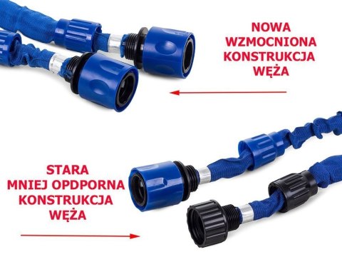 Wąż ogrodowy rozciągliwy pistolet wytrzymały 60m Wąż ogrodowy rozciągliwy pistolet wytrzymały 60m