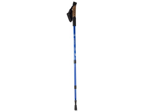 Kij nordic walking z korkową rączką kolor niebieski Kij nordic walking z korkową rączką kolor niebieski