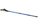 Kij nordic walking z korkową rączką kolor niebieski