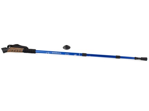 Kij nordic walking z korkową rączką kolor niebieski Kij nordic walking z korkową rączką kolor niebieski