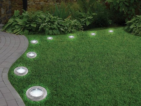 Lampki solarne gruntowe lampa ogrodowa 8 led 4 szt Lampki solarne gruntowe lampa ogrodowa 8 led 4 szt