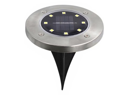 Lampki solarne gruntowe lampa ogrodowa 8 led 4 szt Lampki solarne gruntowe lampa ogrodowa 8 led 4 szt