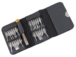 Wkrętaki magnetyczne precyzyjne 25 w 1 etui