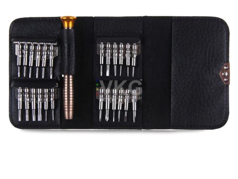 Wkrętaki magnetyczne precyzyjne 25 w 1 etui Wkrętaki magnetyczne precyzyjne 25 w 1 etui