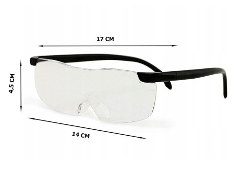 Lupa okulary powiększające vision 160% zoom Lupa okulary powiększające vision 160% zoom