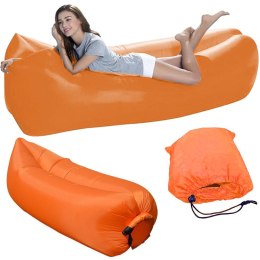 Nadmuchiwana rozkładana sofa lazy bag air na plaże fotel materac leżak