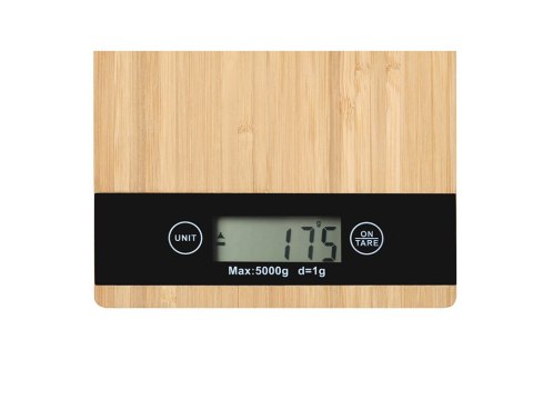 Waga kuchenna bambusowa elektroniczna lcd do 5 kg Waga kuchenna bambusowa elektroniczna lcd do 5 kg