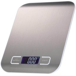 Waga kuchenna z podświetleniem lcd 5kg stal płaska