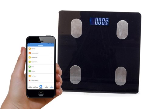 Waga łazienkowa analityczna bmi bluetooth 180kg Waga łazienkowa analityczna bmi bluetooth 180kg