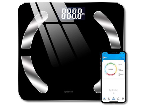 Analityczna waga łazienkowa bluetooth 180kg szkło Analityczna waga łazienkowa bluetooth 180kg szkło