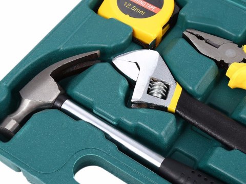 Zestaw narzędzi śrubokręty młotek 16 el walizka Zestaw narzędzi śrubokręty młotek 16 el walizka