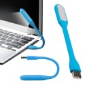 Lampka silikonowa usb do laptopa pc 6 led mocna