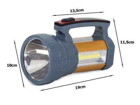 Latarka szperacz power bank solar led xm-l l2 cob Latarka szperacz power bank solar led xm-l l2 cob