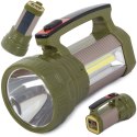 Latarka szperacz power bank solar led xm-l l2 cob
