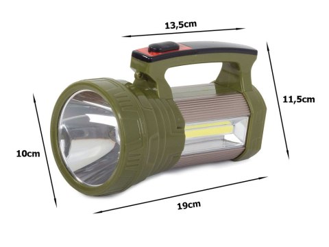Latarka szperacz power bank solar led xm-l l2 cob Latarka szperacz power bank solar led xm-l l2 cob