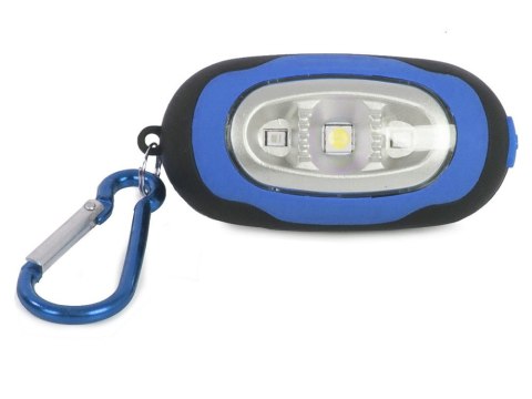 Mini latarka brelok 3 led lampka magnes do plecaka Mini latarka brelok 3 led lampka magnes do plecaka